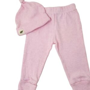Pink Pants Set 9-12M Organic Monica + Andy